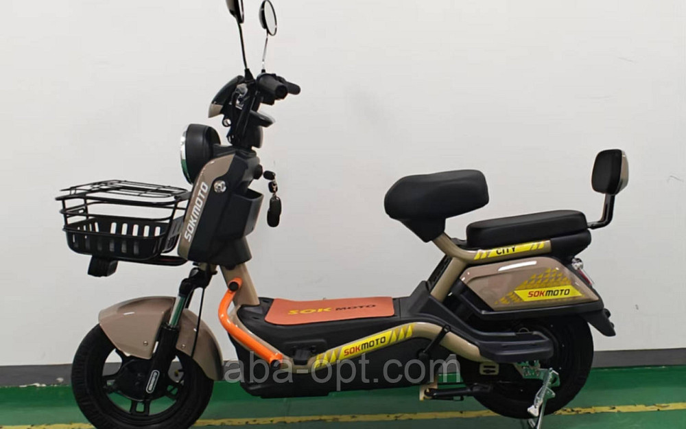 Электровелосипед SOK CITY 800W- 60V-25Ah шины 10