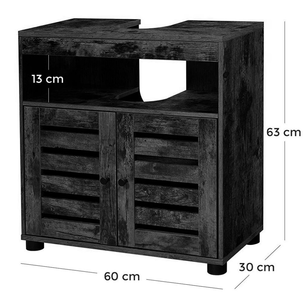 Тумба під раковину "Катанга 60х30х63" венге Миколаїв - фото 1