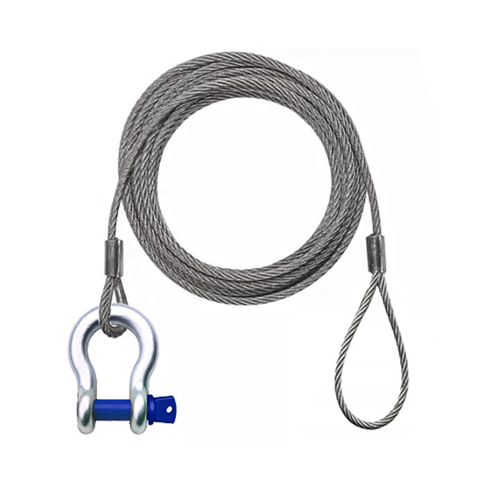 Трос буксирувальний сталевий ТБ 25,0 т (петля-скоба) 10000 Одеса - фото 1
