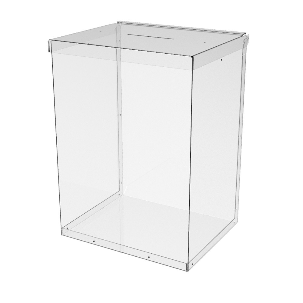 Ящик EKOSTAR без замка для пожертвований и сбора денег 250x200x340. Объем 17 литров Киев - изображение 2