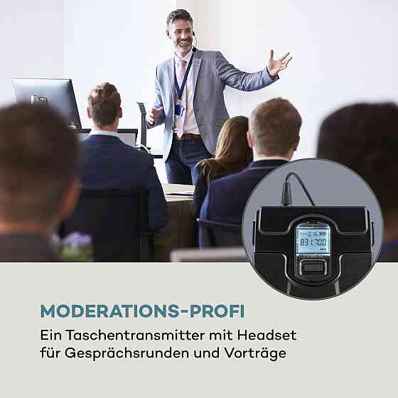 UHF200C-HB 2-канальний набір бездротових мікрофонів UHF Ручний мікрофон-приймач + передавач + гарнітура 1 Рівне