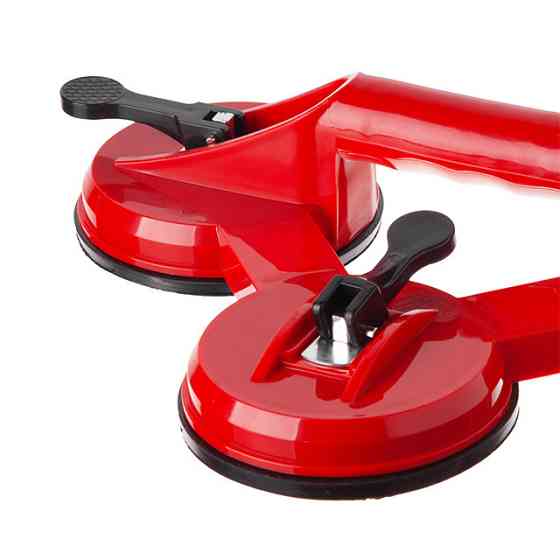 Тримач-присоска для скла, потрійна: 3×120 мм, максимальне навантаження: 120 кг INTERTOOL HT-7103 Київ