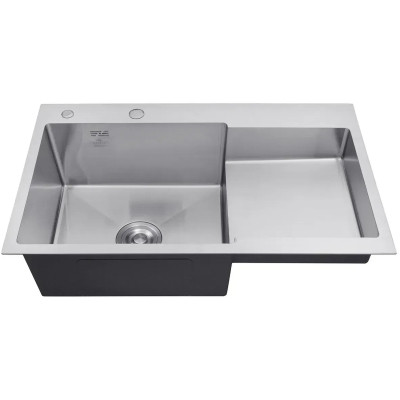 Мийка кухонна Kroner Geburstet-7848LHM (CV030021) Вінниця - фото 7