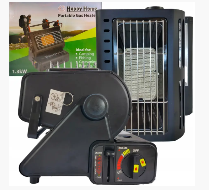 Газовий обігрівач-плита Портативний 2в1 Happy Hоme 1,3 кВт, 100 г/година 8223 пт Одеса - фото 10