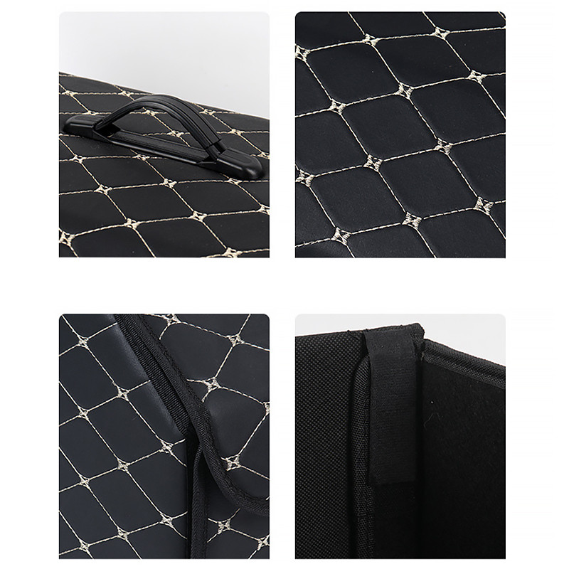 Автомобильный органайзер XY0-52 Black-Gold компактный вместительный два отдела для хранения на магнитах с ручкой 55*31*29 см Киев - изображение 2