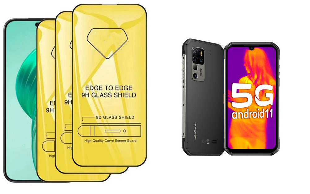 Защитное стекло DefenzoGlass для Ulefone Armor 11T 5G – двойная прочность Киев - изображение 3