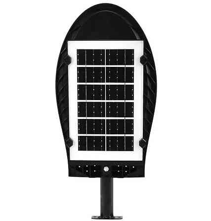 Ліхтар вуличний на стовп W7102B-3 9015 із сонячною панеллю Винница