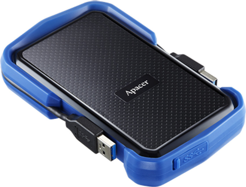Зовнішній жорсткий диск 2.5" USB 2.0 TB Apacer AC631 Black/Blue (AP2TBAC631U-1) чорний, синій Харків - фото 3