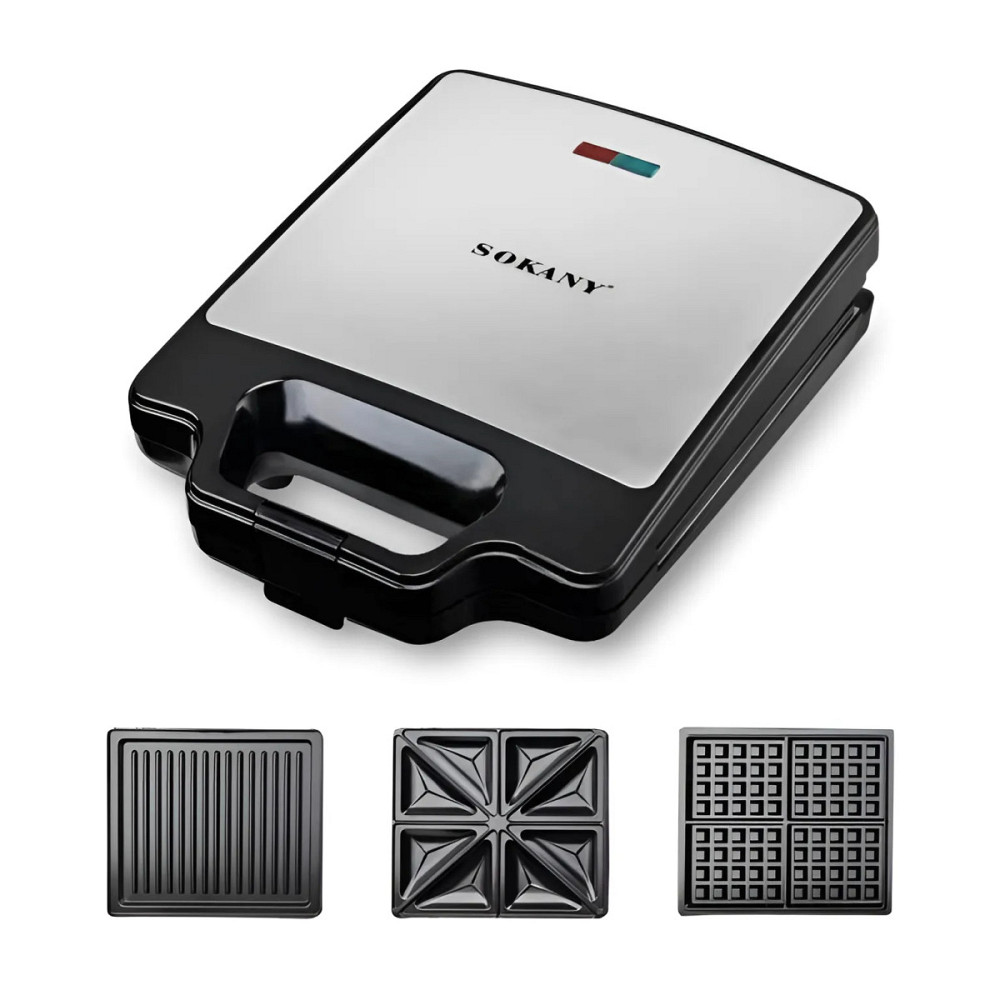 Мультипекар Sokany SKBBQ852 з насадками 1400 Вт Коломия - фото 1