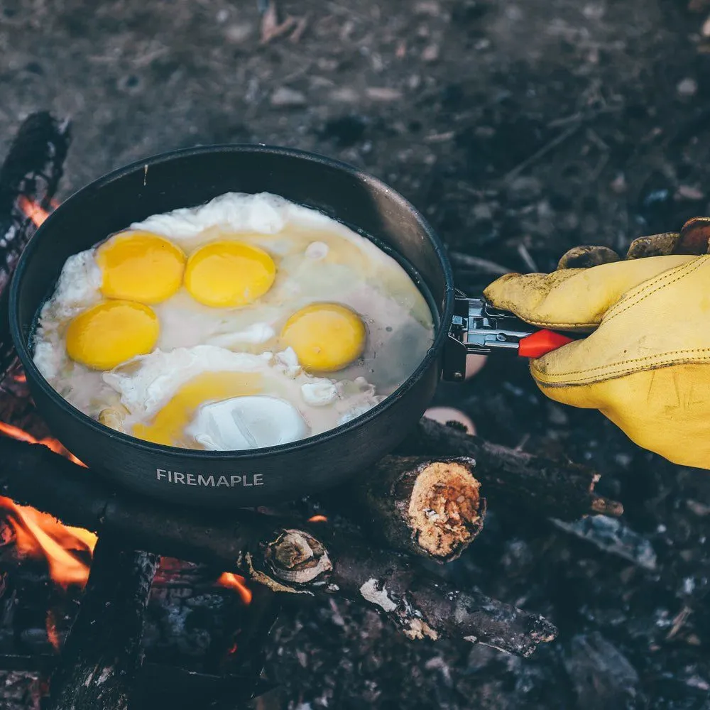 Сковорідка туристична Fire Maple Feast FP (діаметр 19.4 см) рифлене дно Київ - фото 3