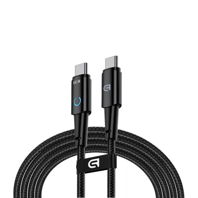 Дата кабель USB-C to USB-C 1.2m Magnetic 100W black Armorstandart (ARM75868) Винница - изображение 1