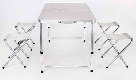 Комплект туристичних меблів Barbecue Білий Київ