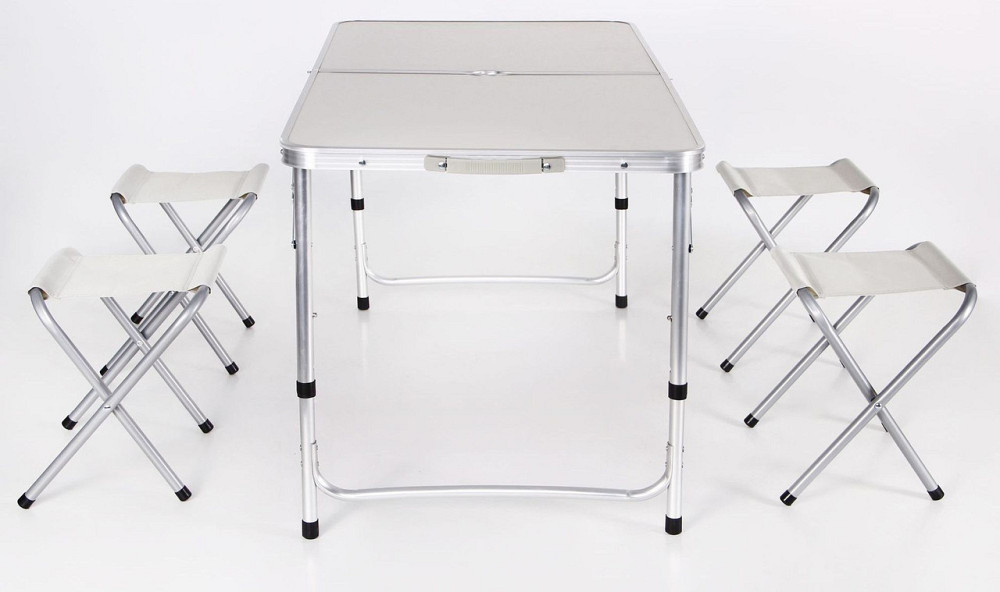 Комплект туристичних меблів Barbecue Білий Київ - фото 3