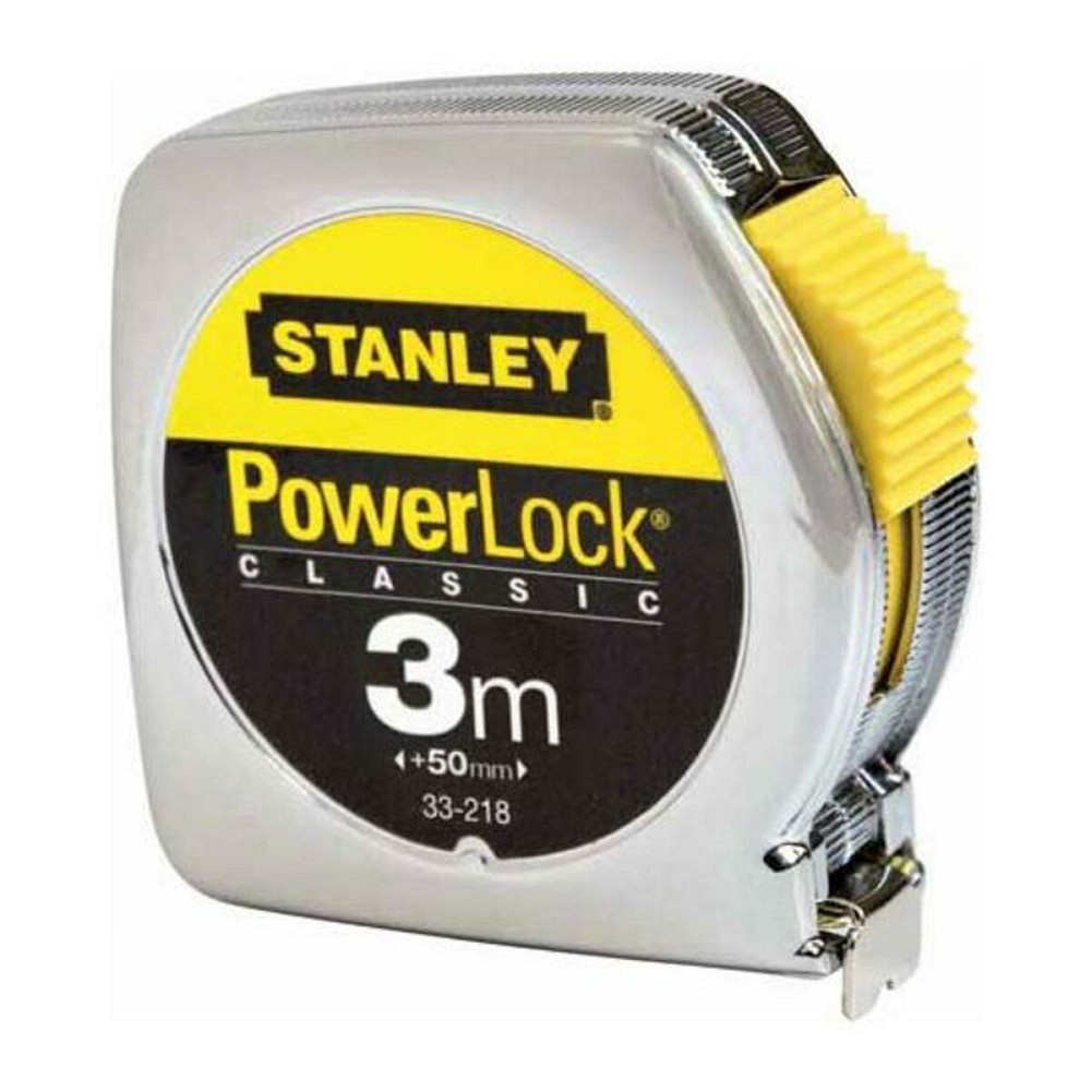 Рулетка STANLEY POWERLOCK 3 м х12.7 мм мм армована стрічка. пластикова (0-33-218) Одеса - фото 1