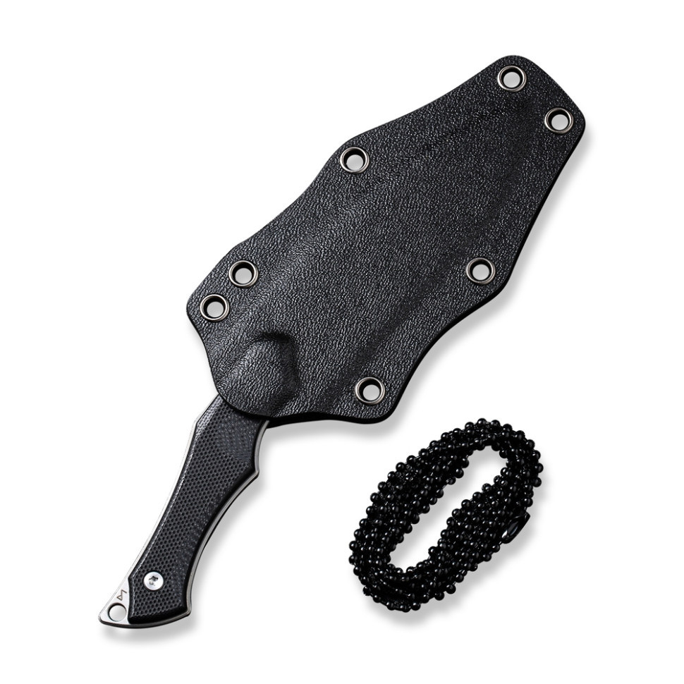 Ніж фіксований тактичний Civivi Vaquita II, (8.1 см) Nitro-V / G10 чорний Київ - фото 8