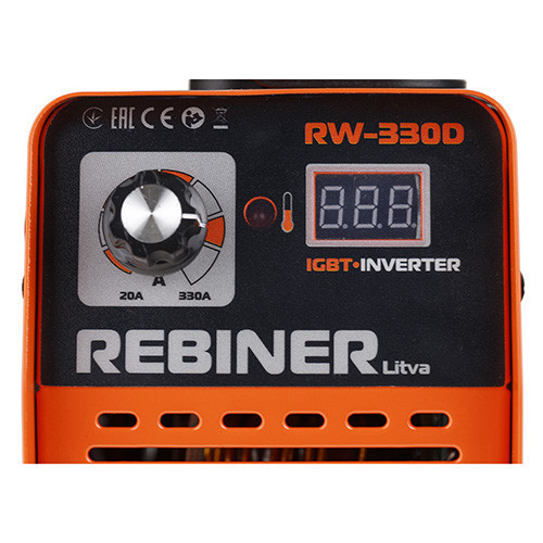 Сварочный аппарат инвертор Rebiner RW-330D (3500 Вт) – Мощный аппарат с гарантией 36 месяцев Львов - изображение 7