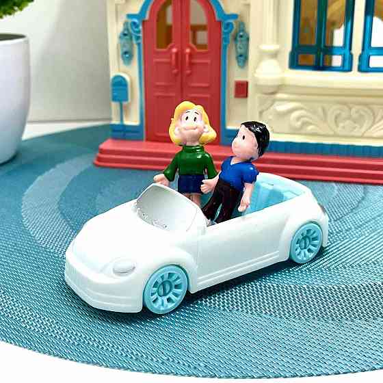 Іграшковий будиночок Limo Toy для ляльок 48х31 см фігурки меблі машина (WD-932C) Чернігів