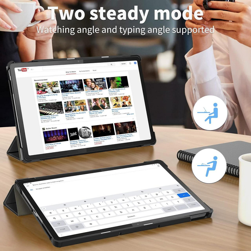 Фирменный чехол EasyAcc для Lenovo Tab P11 2-го поколения 11,5 дюймов 2022 года с защитной пленкой для экрана Днепр - изображение 6