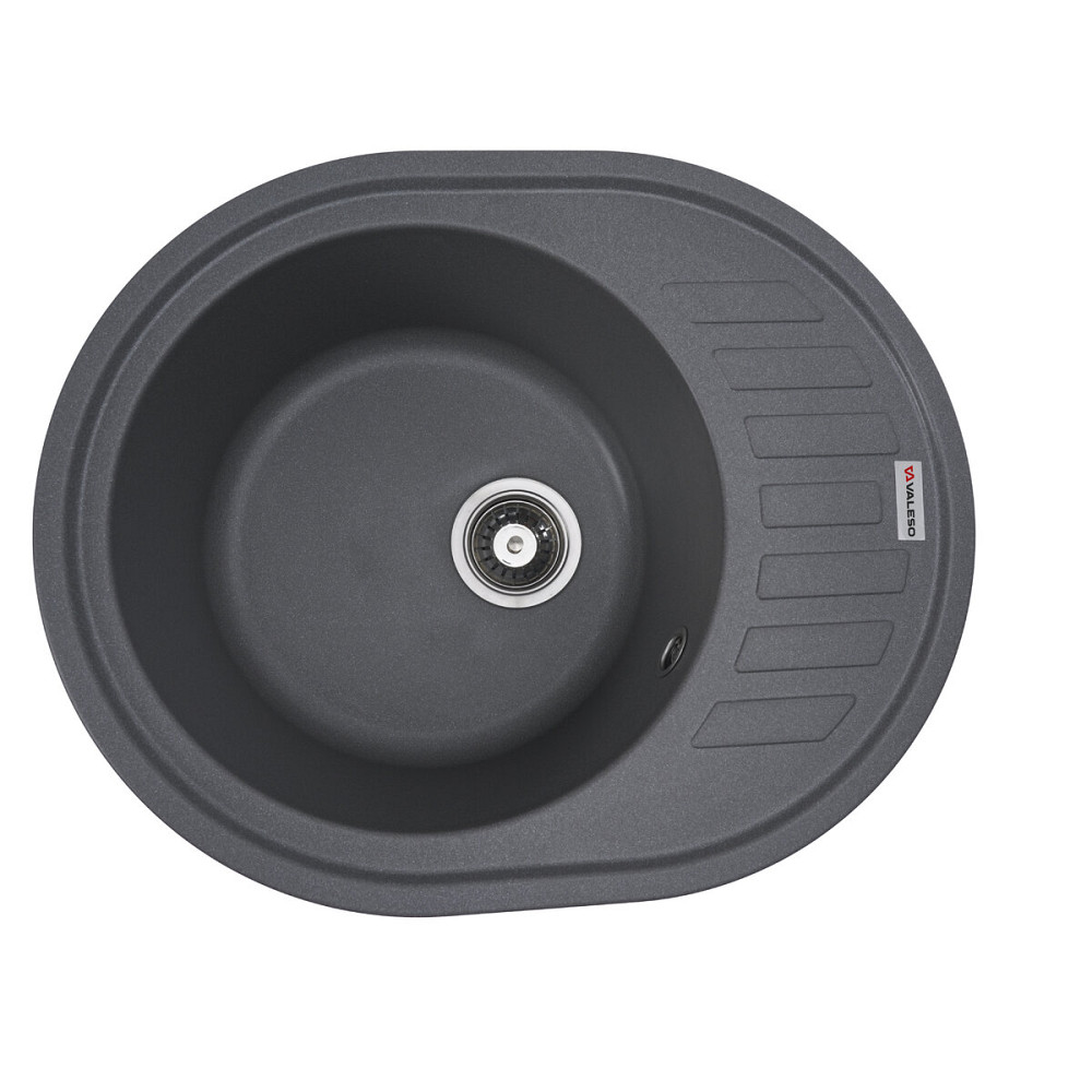 VALESO Гранітна мийка для кухні VALESO SOUL 6250 матова Сірий мусон Киев - изображение 1