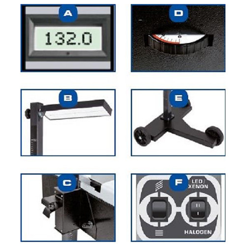 Прибор для регулировки света фар HL19D SPIN (Италия) Киев - изображение 2