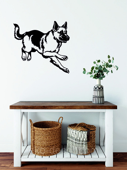 Декоративное настенное Панно «Овчарка» , Декор на стену 90*84 см, Черный Киев - изображение 7