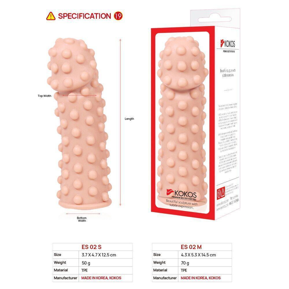 Насадка на член Kokos Extreme Sleeve ES.02 размер S Sex Aura Киев - изображение 6