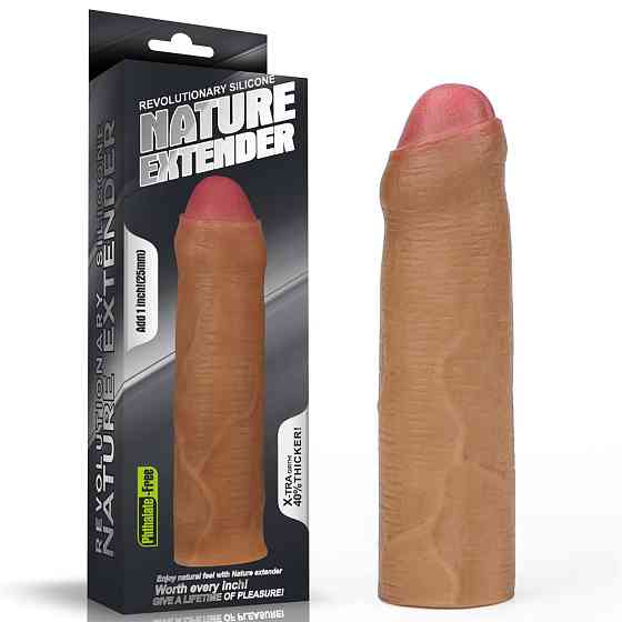 Насадка на член - Revolutionary Silicone Nature Extender Add 1