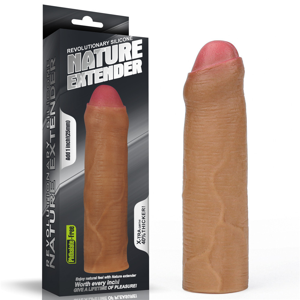 Насадка на член - Revolutionary Silicone Nature Extender Add 1