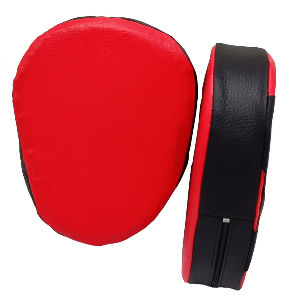 Детские боксерские Лапы 2088, 2 штуки, черно-красные Винница - изображение 3