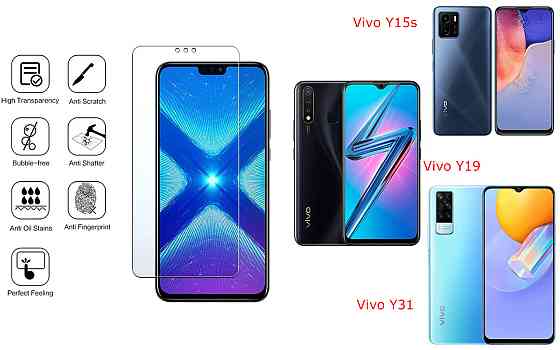 Захисне скло NeoGlass для Vivo Y15s, vivo Y19, VIVO Y31 – надпрозоре та стійке Київ