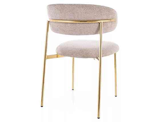 Стілець ELTON RAVEN золотий каркас/темний беж 30 Днепр