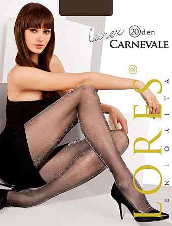Колготки люрекс Lores Carnevale 20 den чорний Київ