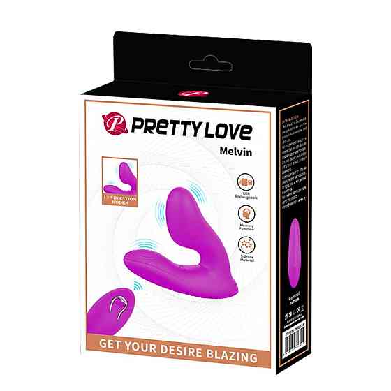 Вибростимулятор простаты Pretty Love Melvin, фиолетовый Sex Aura Киев