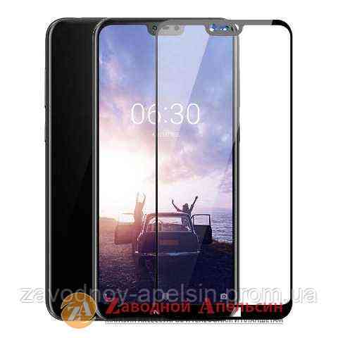 Защитное стекло Nokia 6.1 plus 6.1+ Full Tempered Glass Одесса