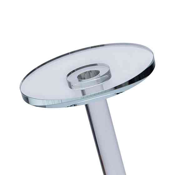 Скляна тортниця на ніжці 12×18 см для тортів і капкейків Київ