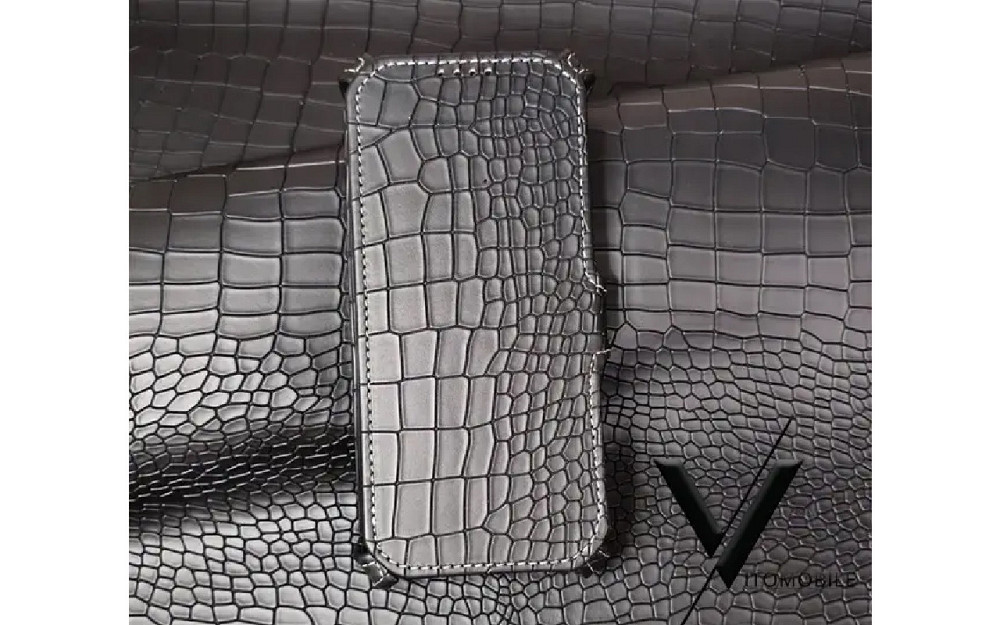Чехол RoyalCase для смартфона DOOGEE Fire 6, Fire 6 Power из премиальной кожи, цвет Black Киев - изображение 1