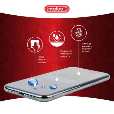 Стекло защитное Intaleo Full Glue Tecno Spark Go 1 Black (1283126607783) Винница