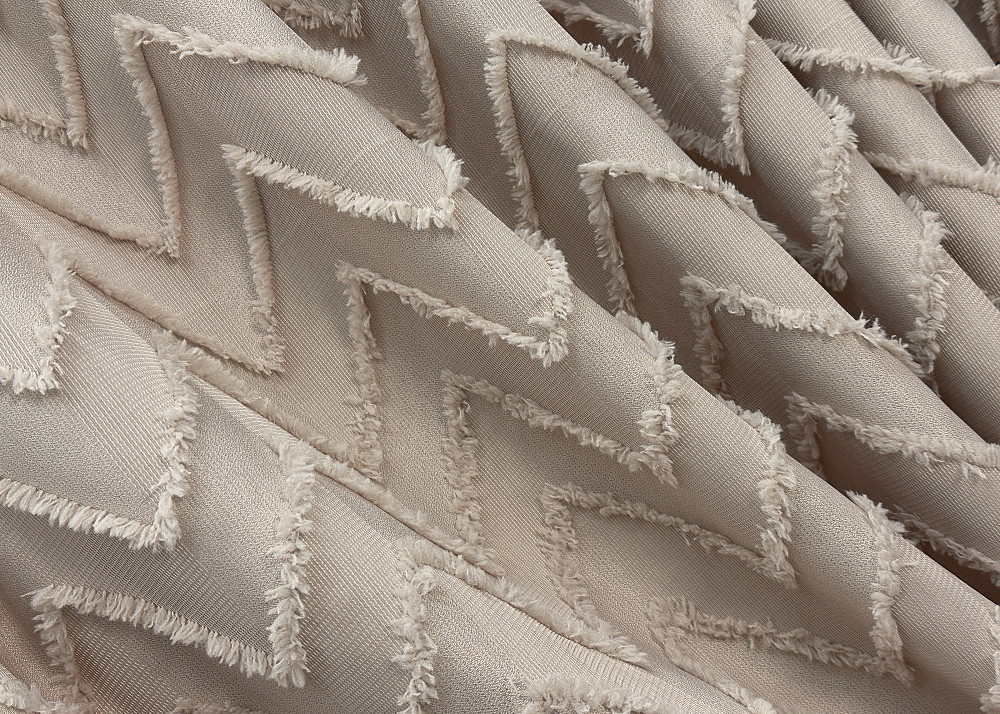 Комплект штор VR-Textil Лен Букле 200х270 2шт и Тюль 500х270 1813ш-115т Пудровый с белым 71-039/6 Киев - изображение 5