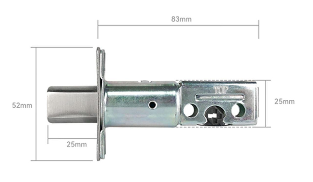 Розумний дверний біометричний замок SEVEN LOCK SL-7764BF black Київ - фото 6