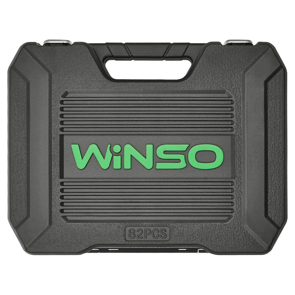Професійний набір інструментів в кейсі Winso Pro 1/2", 1/4" 72 T, CR-V, 82од. Львів - фото 2