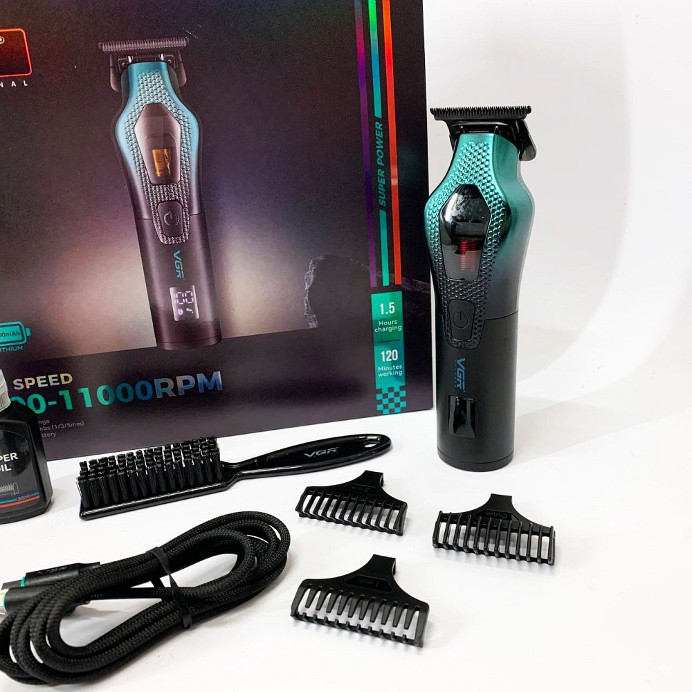 Машинка для стрижки волосся бездротова, Машинка для стрижки волосся потужна Електромашинка TP-65 Львів - фото 1