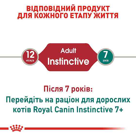 Вологий корм для дорослих котів ROYAL CANIN INSTINCTIVE LOAF 0.085 кг Київ
