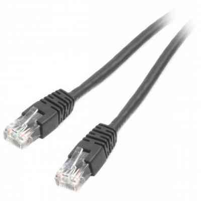 Патч-корд 0.25м UTP cat 6 CCA black Cablexpert (PP6U-0.25M/BK) Вінниця