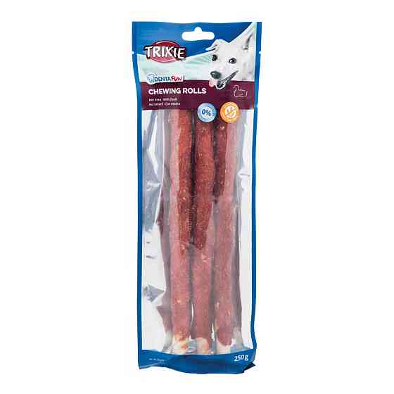 Ласощі для собак Trixie (TX-31328) DentaFun Duck Chewing Rolls жувальні палички з качкою 28 см (3 шт/250 г) Вінниця