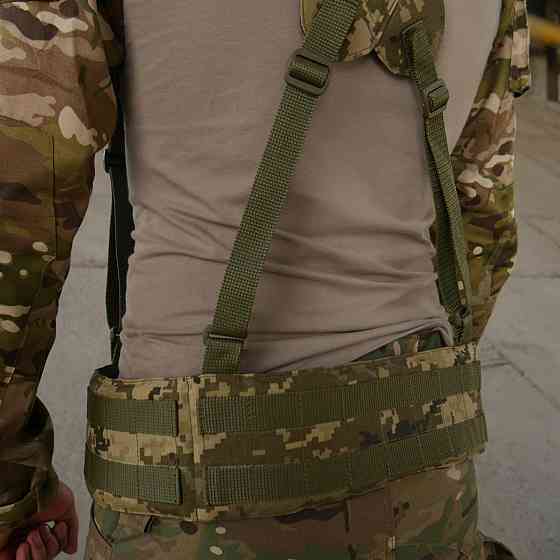 РПС піксель із стрічками молле розвантажувальний пояс рпс матеріал Cordura військовий пояс розгрузка для ЗСУ     WAR Львів