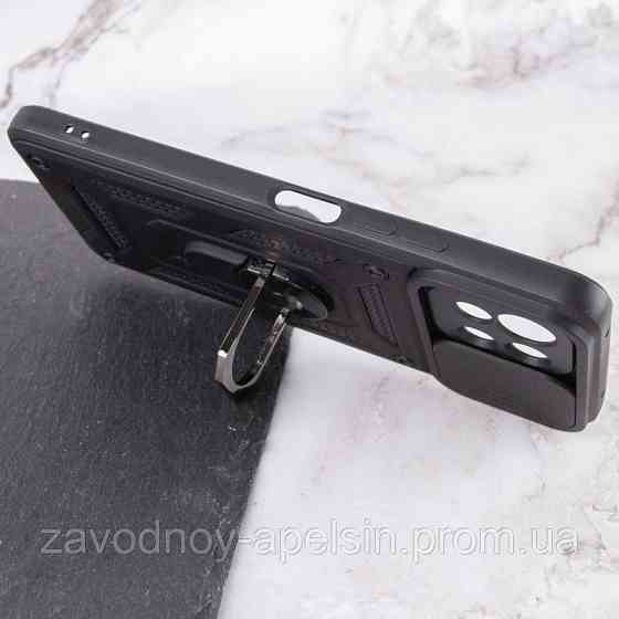 Xiaomi Redmi 13 Противоударный чехол Шторка (черный) Одесса