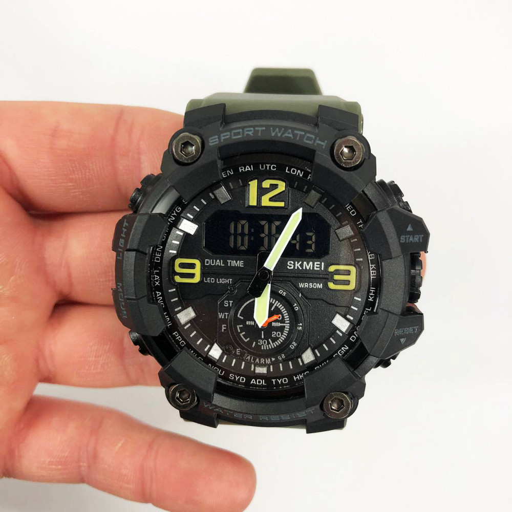 Фірмові спортивні годинники SKMEI, Армійські наручні годинники для чоловіків Водонепроникні DV-69 Івано-Франківськ - фото 10