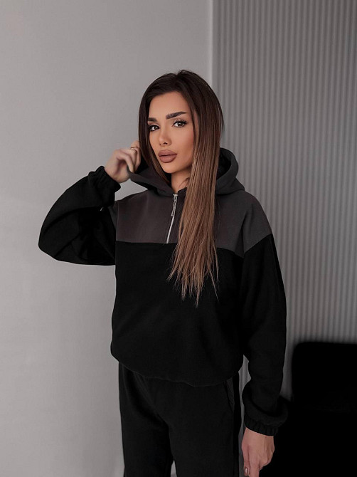 Женский теплый костюм двухцветный Одесса - изображение 1