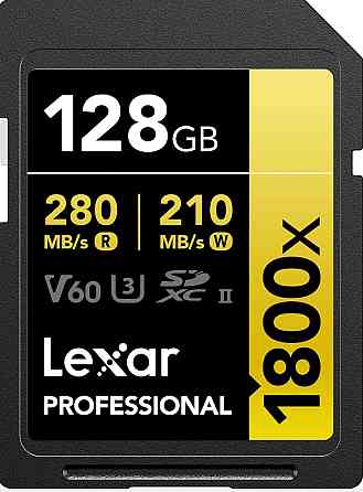 Карта памяти Lexar 128GB Professional 1800x UHS-II SDXC Нова. Харьков