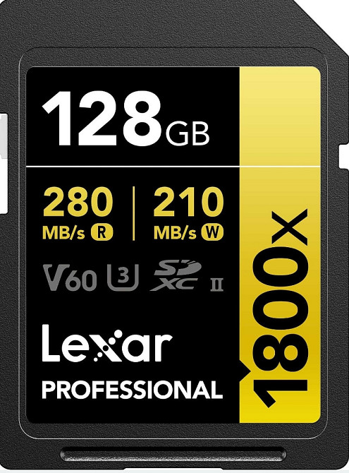 Карта пам"яті Lexar 128GB Professional 1800x UHS-II SDXC Нова. Харків - фото 5